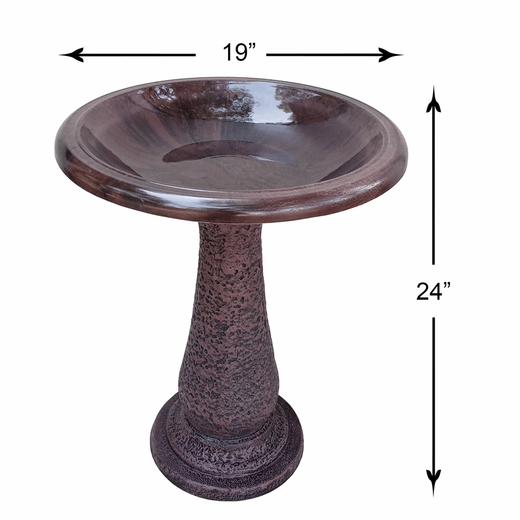 Tierra Garden™ Fiber Clay Birdbath