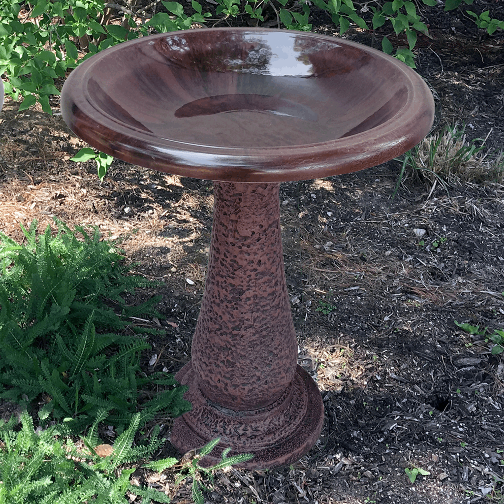 Tierra Garden™ Fiber Clay Birdbath