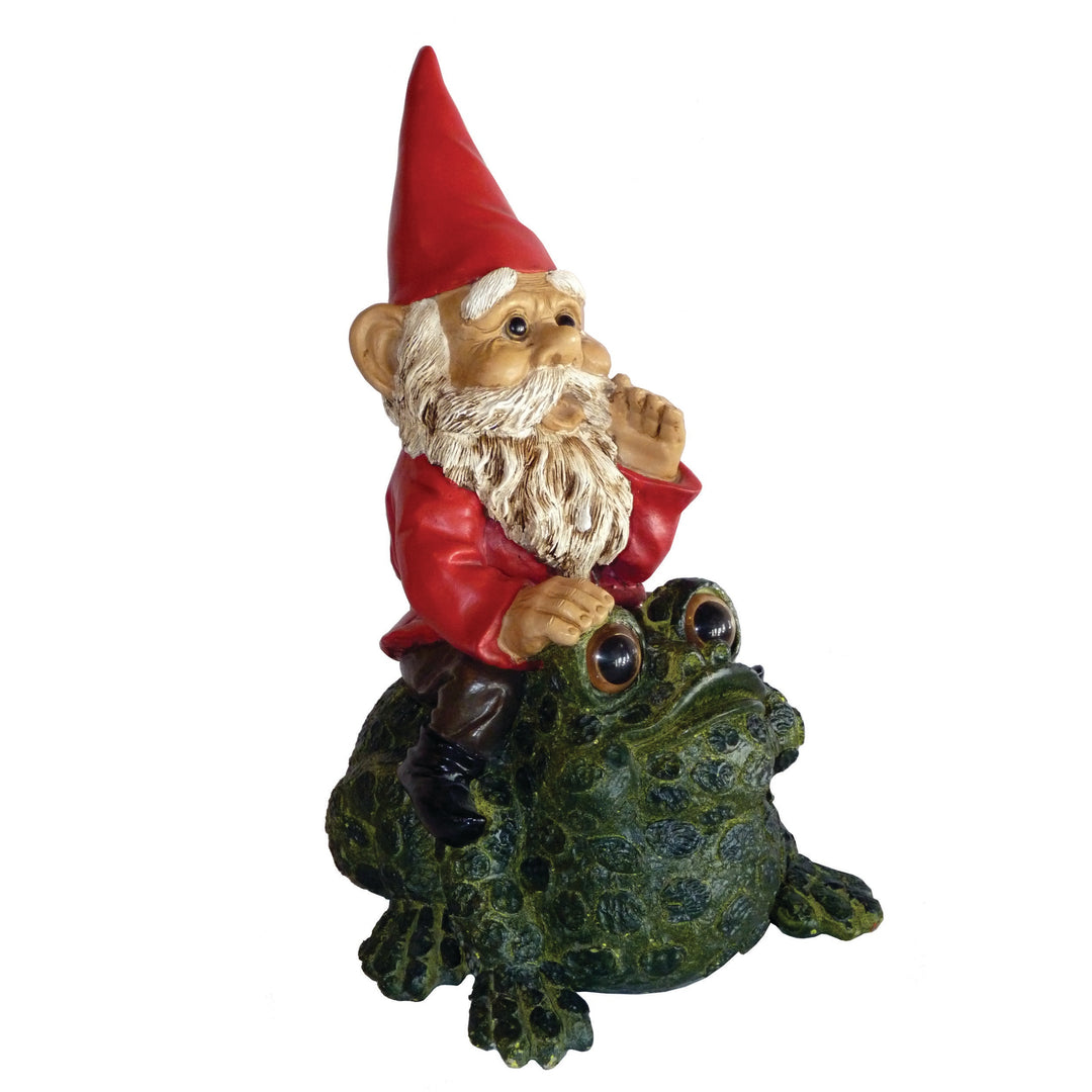 Michael Carr Designs™  Garrold Gnome On Toad