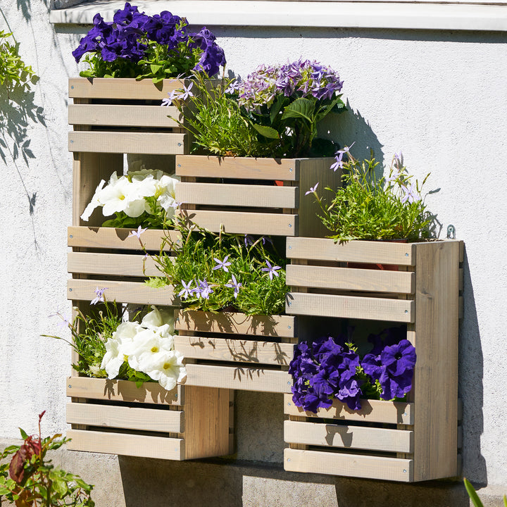 Tiered Hanging Garden Shelf Station