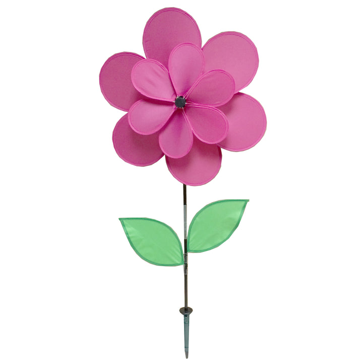 Gardener Select® Double 12-Petal Flower Pinwheel with Leaves