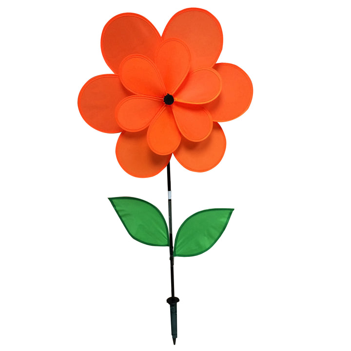 Gardener Select® Double 12-Petal Flower Pinwheel with Leaves