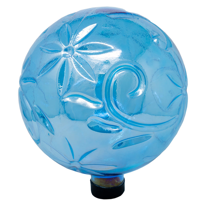 Gardener Select® 10 in. Textured Glass Gazing Globe