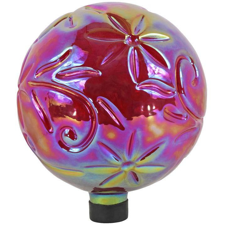 Gardener Select® 10 in. Textured Glass Gazing Globe