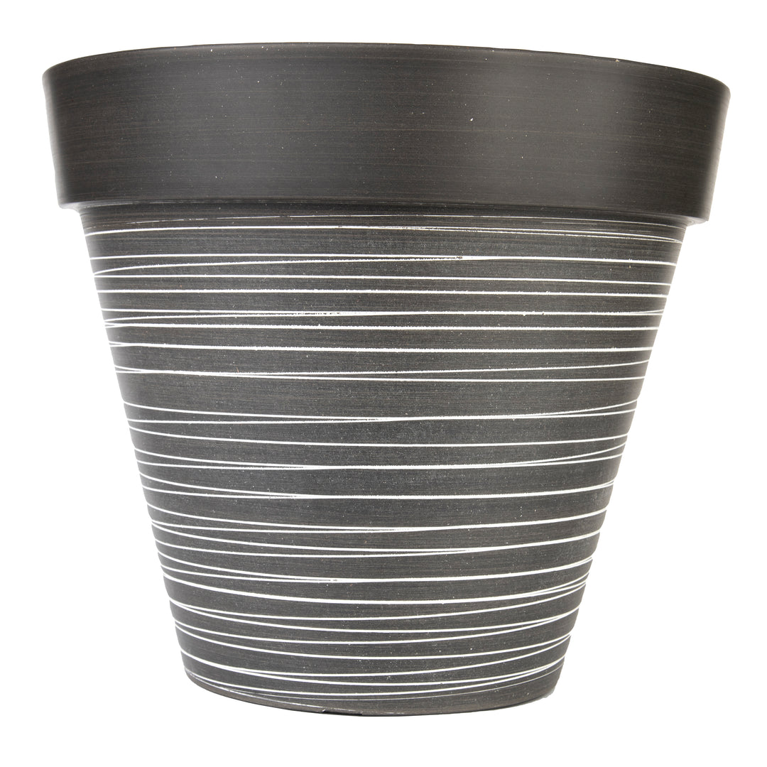 Gardener Select® Carved Finish Wide Rim Planters