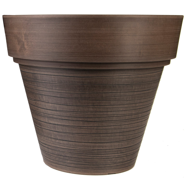 Gardener Select® Carved Finish Wide Rim Planters