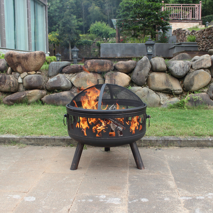 Gardener Select® Wildfire Flames Deep Bowl Fire Pit