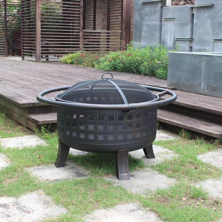 Gardener Select® Open Basket Weave Deep Fire Pit