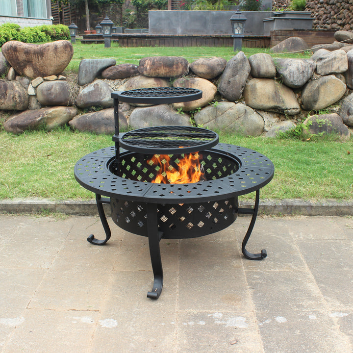 Gardener Select® Round Fire Pit Table