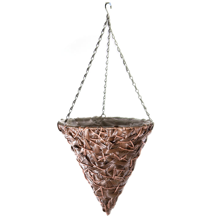 Gardener Select® Woven Cone Hanging Baskets