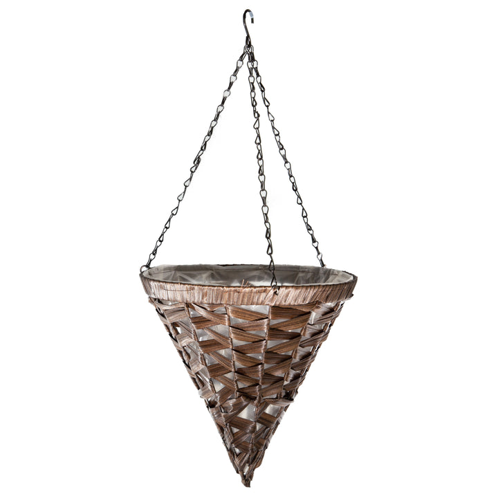 Gardener Select® Woven Cone Hanging Baskets