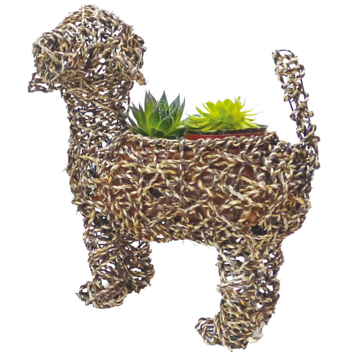 Gardener Select® Rattan Rope Dog Topiary