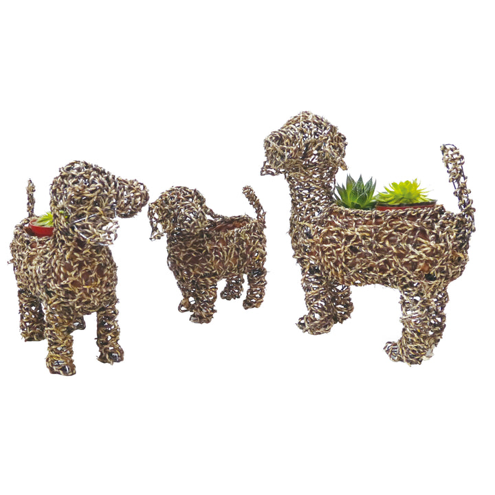 Gardener Select® Rattan Rope Dog Topiary