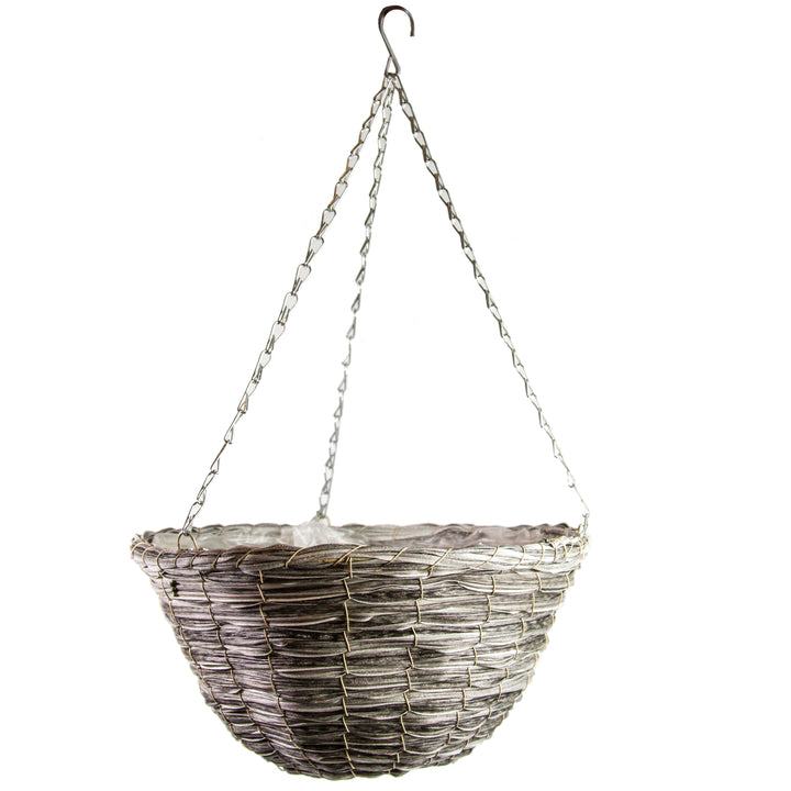 Gardener Select® 14 in. Round Plastic Resin Hanging Basket