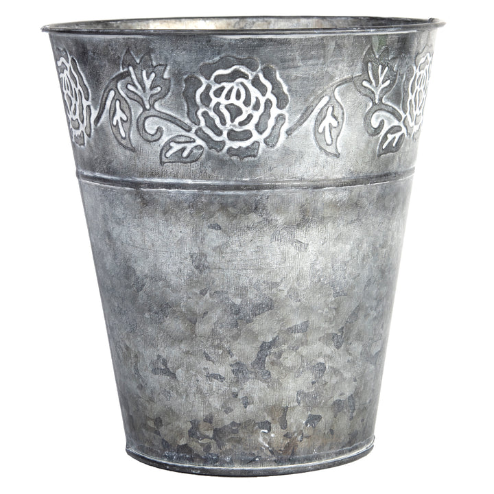 Gardener Select® Embossed Zinc Planters