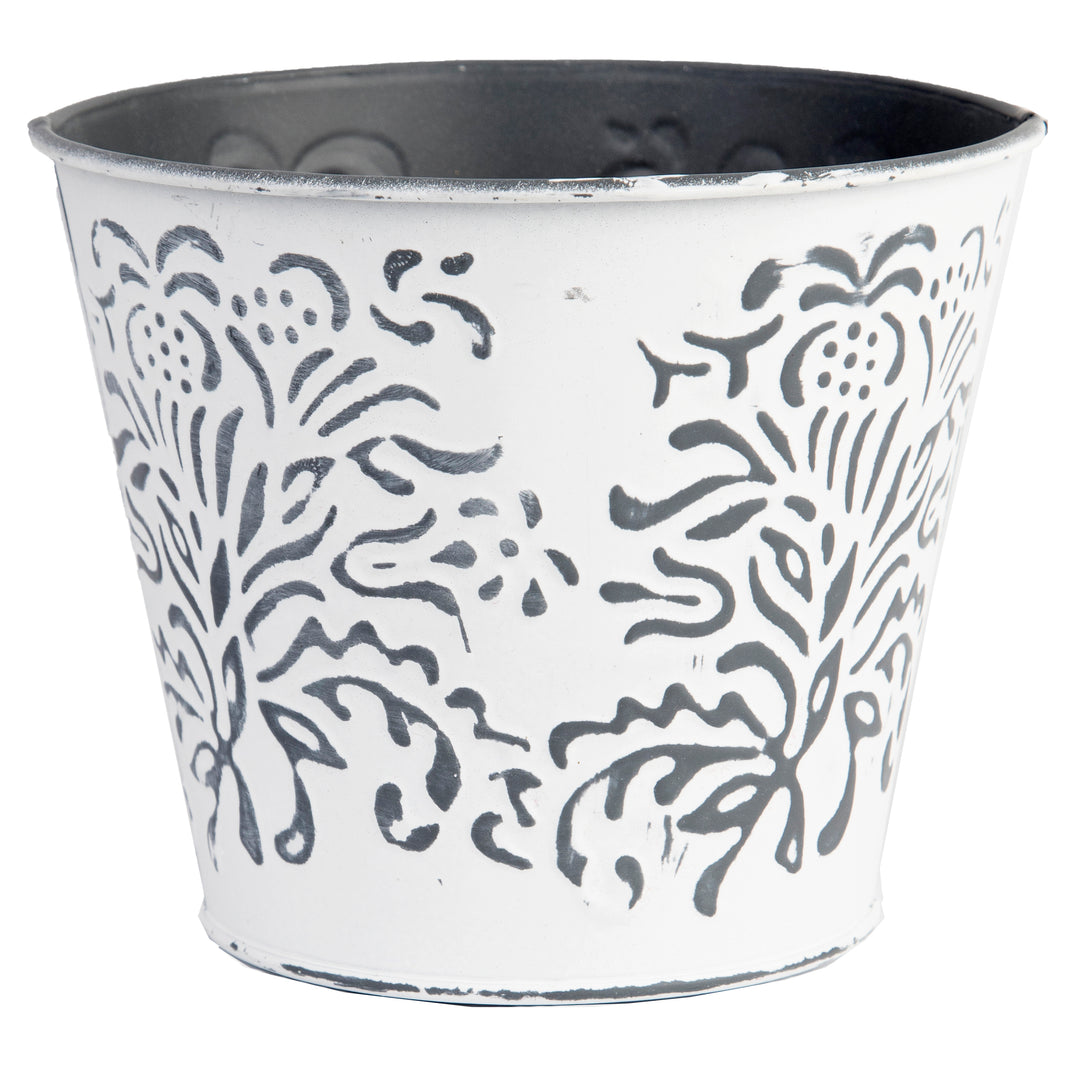 Gardener Select® Embossed Zinc Planters