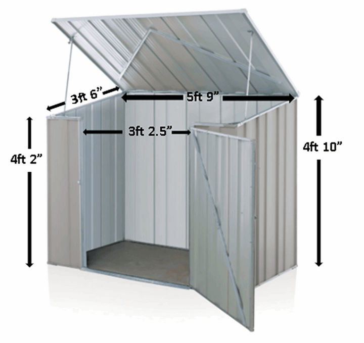 Tierra Garden™ Large Metal Storage Shed