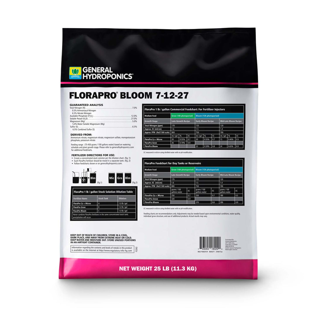 General Hydroponics® FloraPro™ Bloom 7-12-27