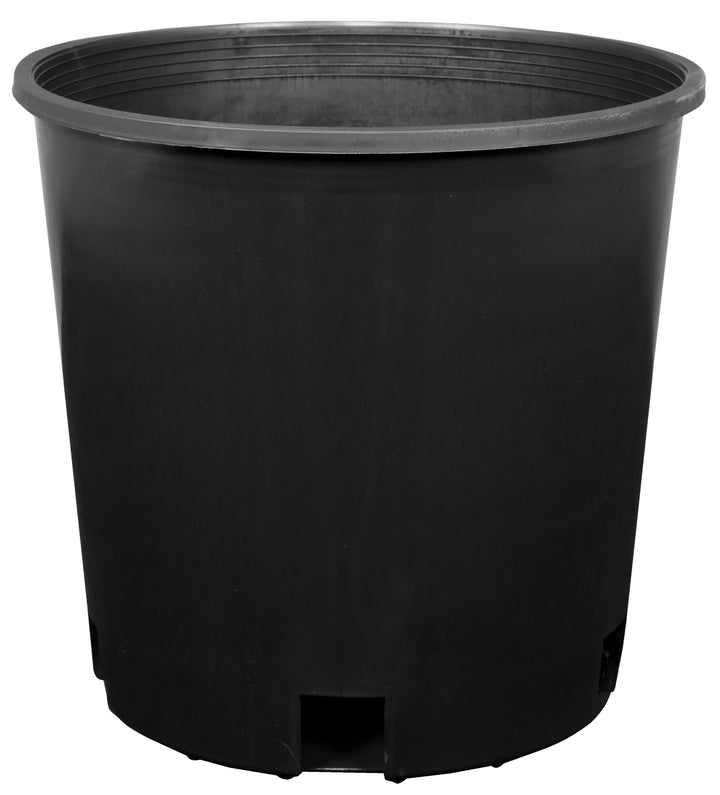 Gro Pro® 10 Pack Premium Tall Round Black Nursery Pot