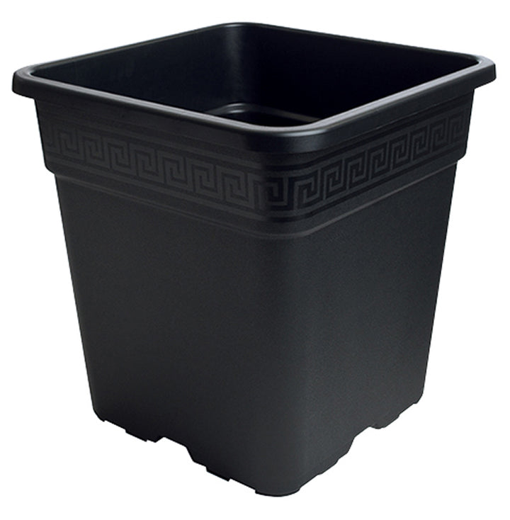 Gro Pro® Pattern Design Square Plastic Pot