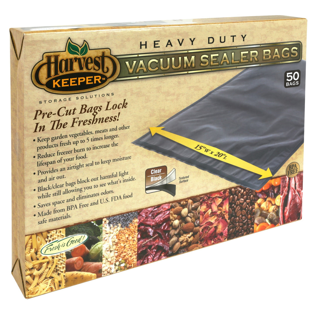 Harvest Keeper® Pre-cut Vacuum Seal Bags - Pack of 50