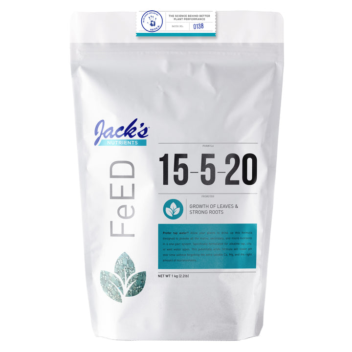 Jack's Nutrients FeED 15-5-20 Tap Water Ferilizer