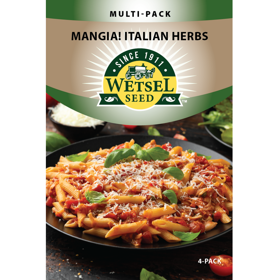 Wetsel Seed™ Mangia! Italian Herb Multi-Pack Seed Packets