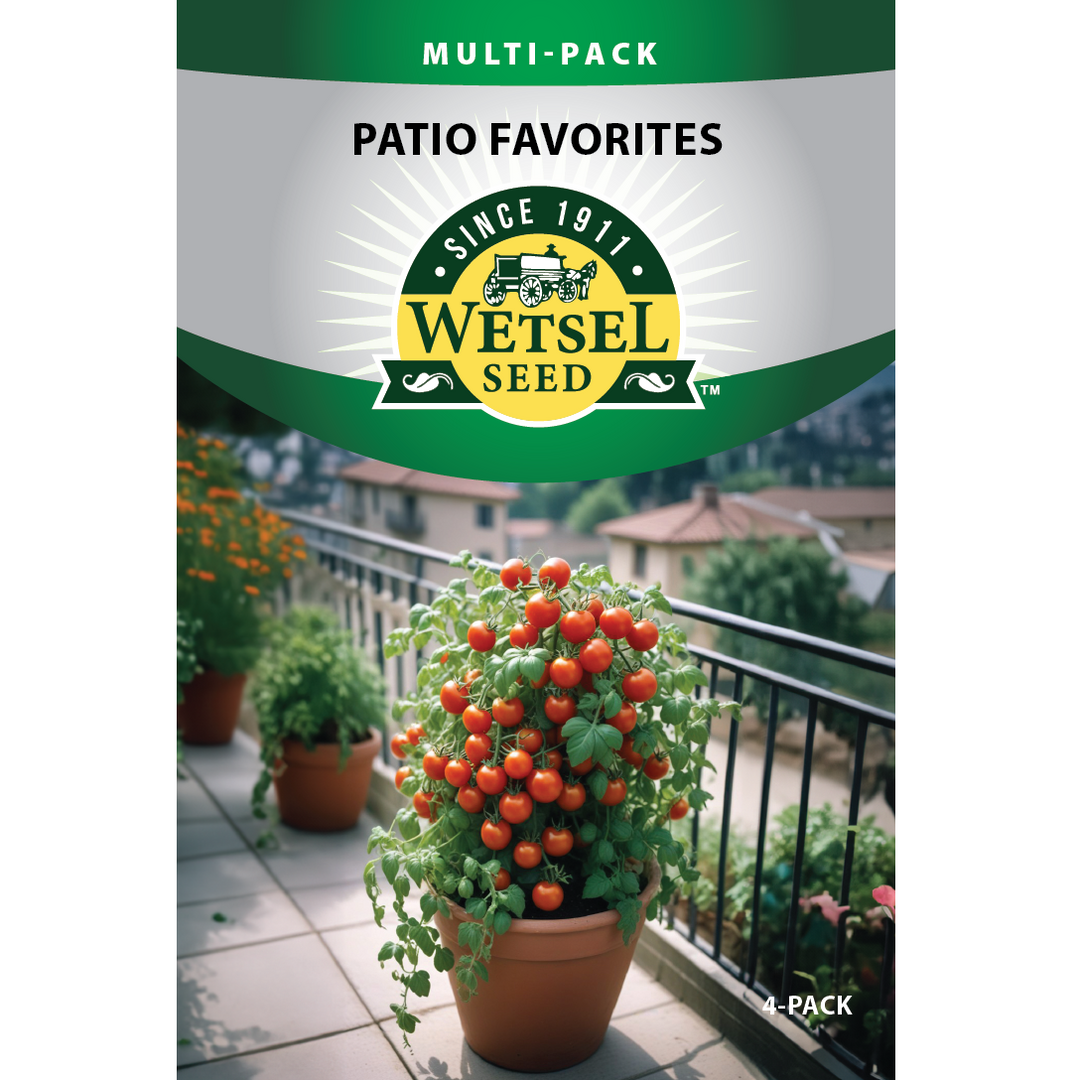 Wetsel Seed™ Patio Favorites Multi-Pack Seed Packet