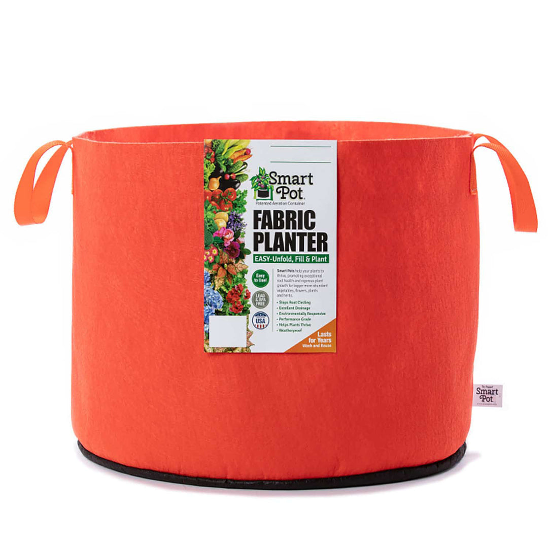 Smart Pot® Mandarin Orange Fabric Planters