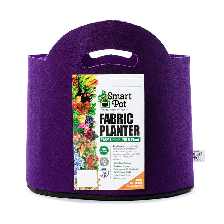 Smart Pot® Bright Violet Large Fabric Planters