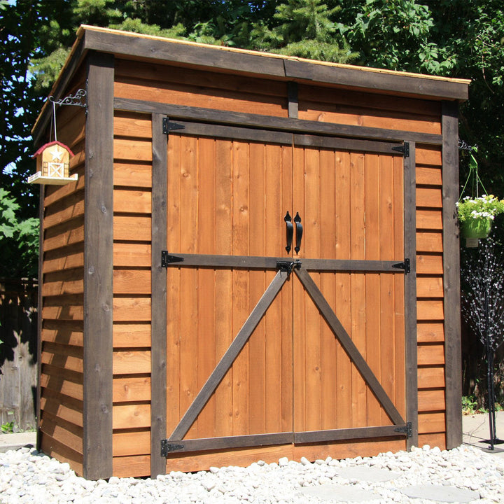 GardenSaver Lean-to Shed 8x4, Double Doors