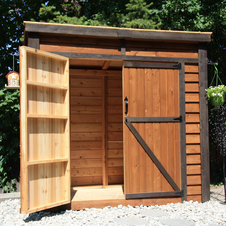 GardenSaver Lean-to Shed 8x4, Double Doors