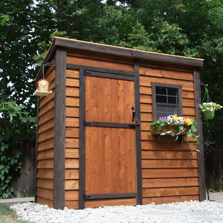 GardenSaver Lean-to Shed 8x4, Single Door