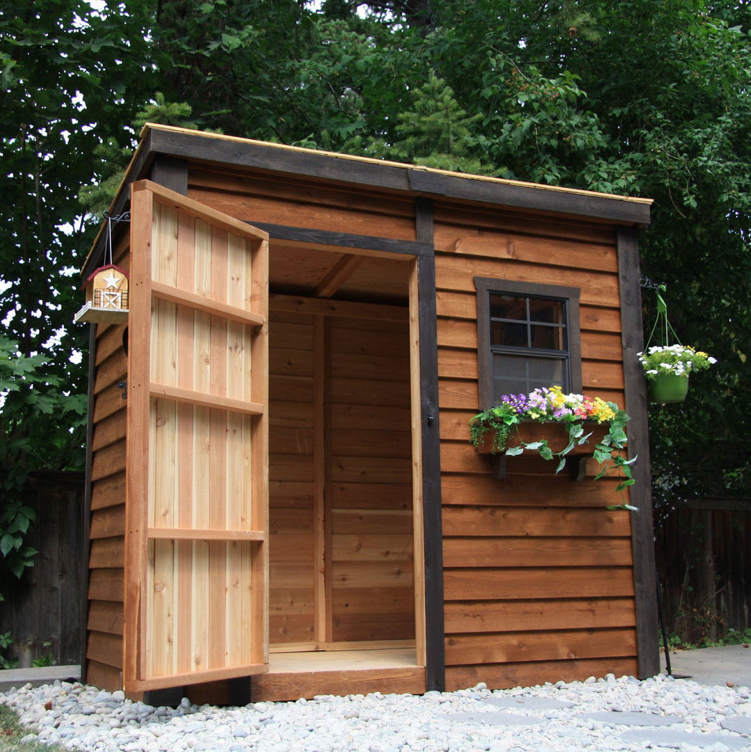 GardenSaver Lean-to Shed 8x4, Single Door