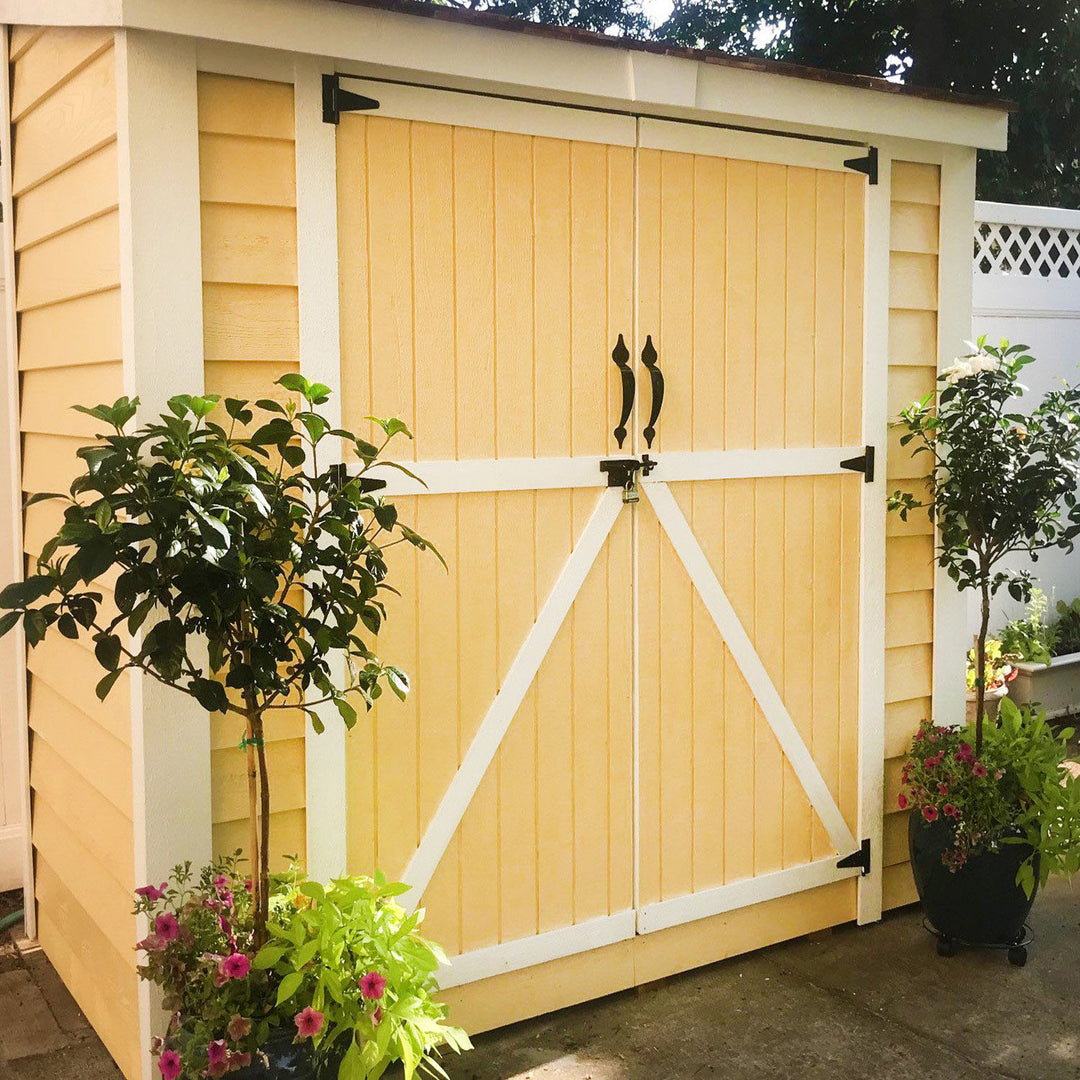 SpaceSaver Lean-to Shed 8x4, Double Doors