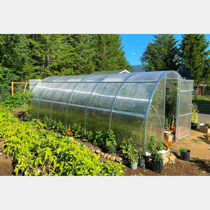 Sigma DIY Greenhouse Kit 10 x 20 ft. with 6mm Double-Wall Polycarbonate Panels and Galvanized Steel Frame