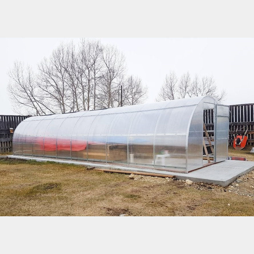 Sigma DIY Greenhouse Kit 10 x 32 ft. with 6mm Double-Wall Polycarbonate Panels and Galvanized Steel Frame