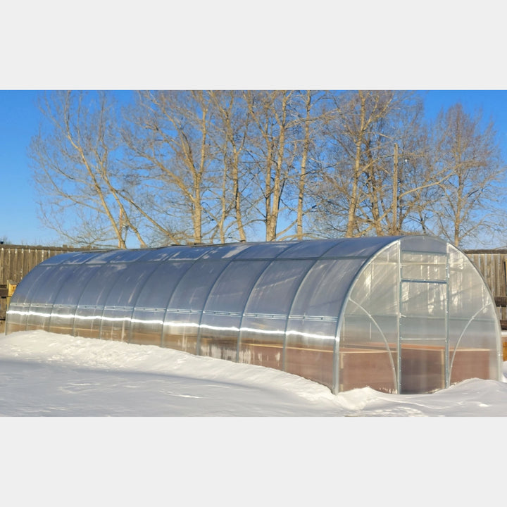 Sigma DIY Greenhouse Kit 10 x 32 ft. with 6mm Double-Wall Polycarbonate Panels and Galvanized Steel Frame