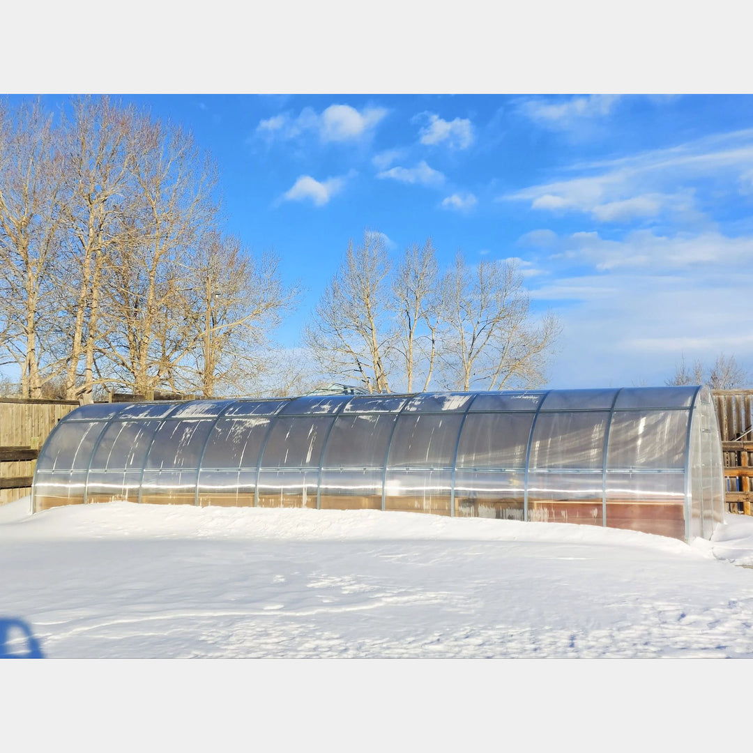 Sigma DIY Greenhouse Kit 10 x 32 ft. with 6mm Double-Wall Polycarbonate Panels and Galvanized Steel Frame