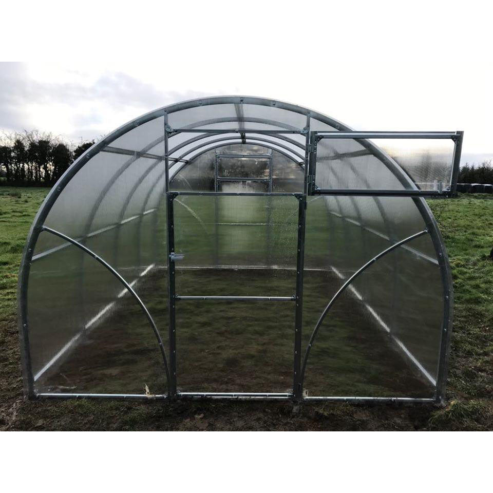 Sigma Urban DIY Greenhouse Kit 10 x 13 ft. with 6mm Double-Wall Polycarbonate Panels and Galvanized Steel Frame