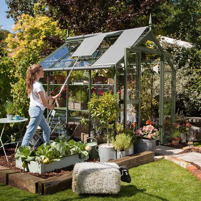 Rhino Greenhouse 2 ft. Wide Roof Blinds with Reach Pole