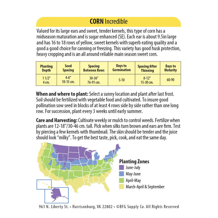 Wetsel Seed™ Corn Incredible Seed