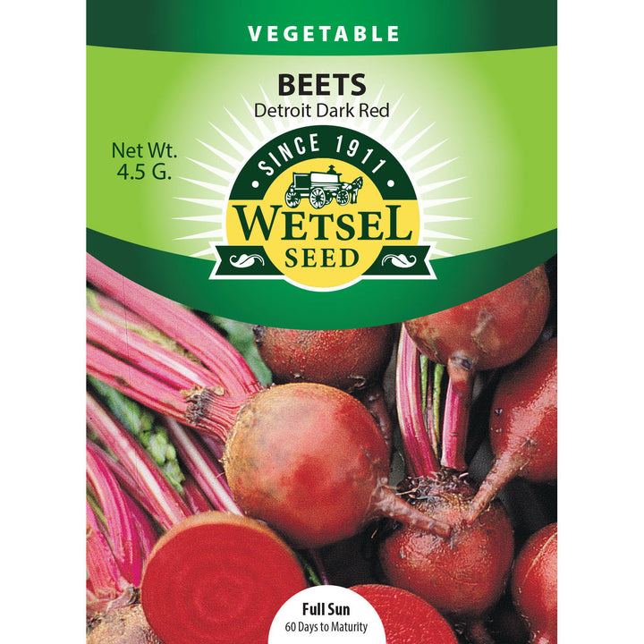 Wetsel Seed™ Beet Detroit Dark Red Seed