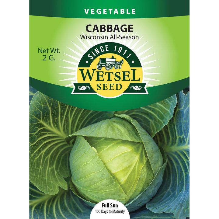 Wetsel Seed™ Cabbage Wisconsin All Season Seed