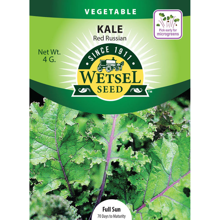 Wetsel Seed™ Organic Red Russian Kale Seed