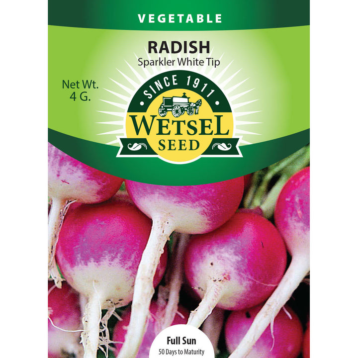 Wetsel Seed™ Radish Sparkler White Tip Seed