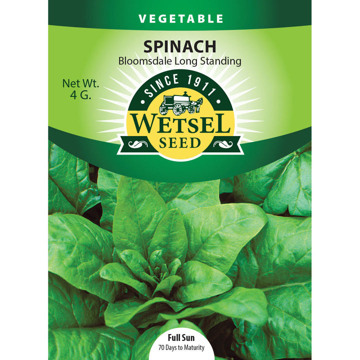 Wetsel Seed™ Spinach Bloomsdale Long Standing Seed