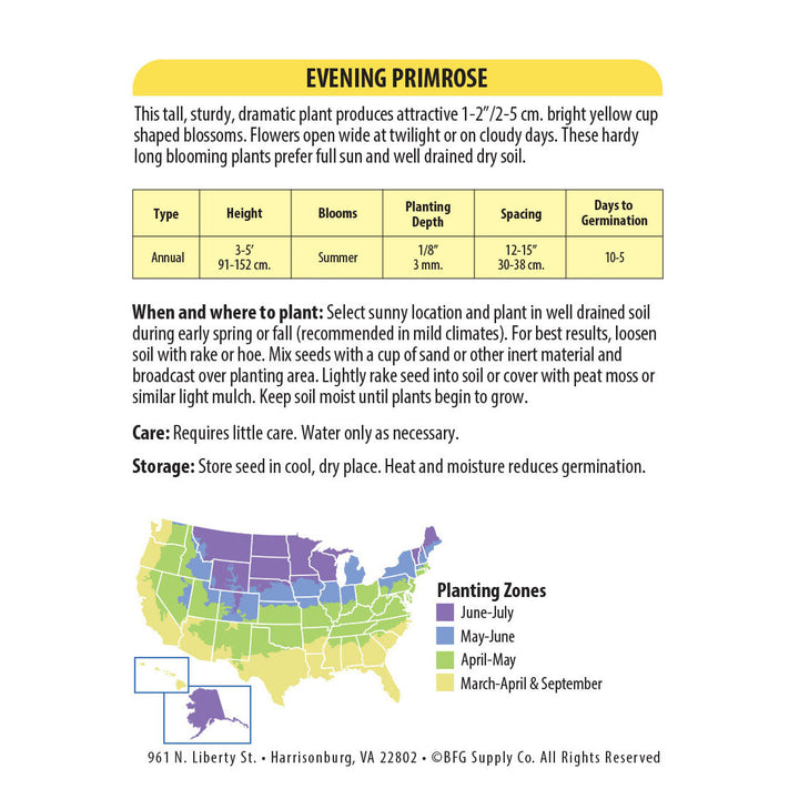 Wetsel Seed™ Evening Primrose Seed