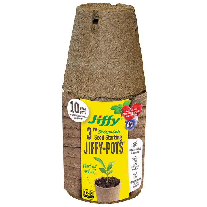 Jiffy® Peat Pots - Retail Packaging