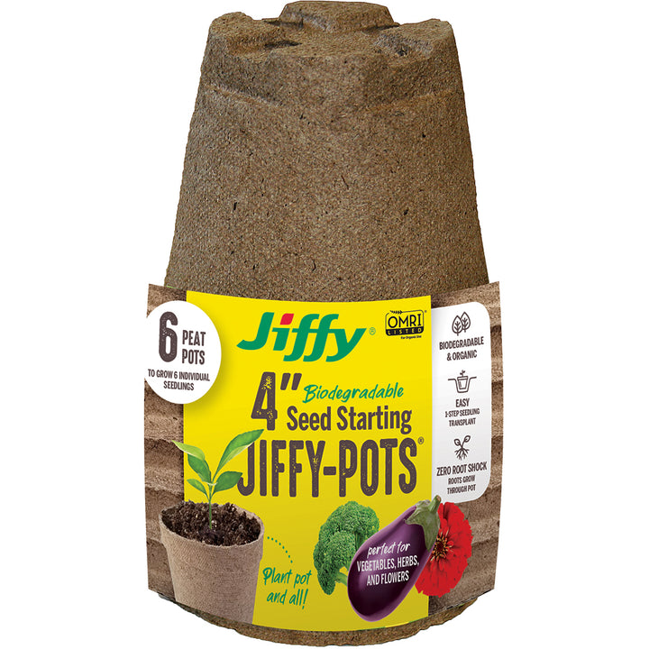 Jiffy® Peat Pots - Retail Packaging